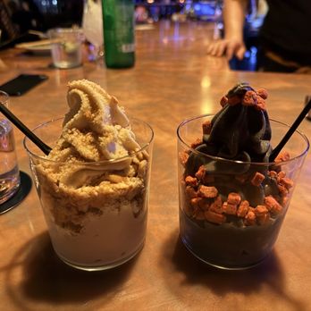 Budonoki - Banana and black sesame soft serve - Izakaya Near Me - Los Angeles, California Budonoki - Banana and black sesame soft serve - Izakaya Near Me - Los Angeles, California