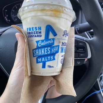 Culver's - Reese's salted caramel concrete - Burgers Near Me - Charlotte, North Carolina Culver's - Reese's salted caramel concrete - Burgers Near Me - Charlotte, North Carolina