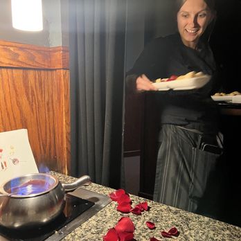 The Melting Pot - Phoenix - Our beautiful waitress. - Fondue Near Me - Phoenix, Arizona