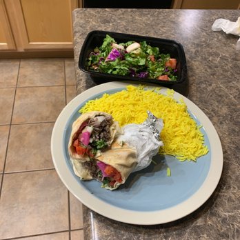 Pita Valley - Beef shawarma, rice, side salad. $12 - Middle Eastern Near Me - Tempe, Arizona Pita Valley - Beef shawarma, rice, side salad. $12 - Middle Eastern Near Me - Tempe, Arizona