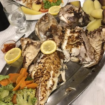 Beira Mar Sao Mateus - The biggest fish available tonight! And the only 1 and I snagged it! I ate 1/4 of it already before the picture. - Seafood Near Me - São Mateus da Calheta, 20 Beira Mar Sao Mateus - The biggest fish available tonight! And the only 1 and I snagged it! I ate 1/4 of it already before the picture. - Seafood Near Me - São Mateus da Calheta, 20