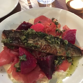 Oldroyd - Mackerel, beetroot & horseradish (£9) - Brasseries Near Me - London, XGL