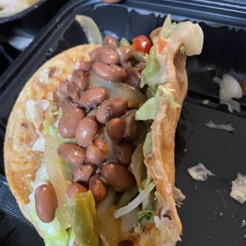 El Patio - Potato taco I added the beans - Mexican Near Me - Chula Vista, California El Patio - Potato taco I added the beans - Mexican Near Me - Chula Vista, California