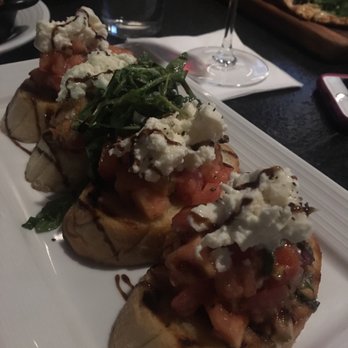Pinstripes - Tomato Mozzarela Bruschetta - Bowling Near Me - North Bethesda, Maryland