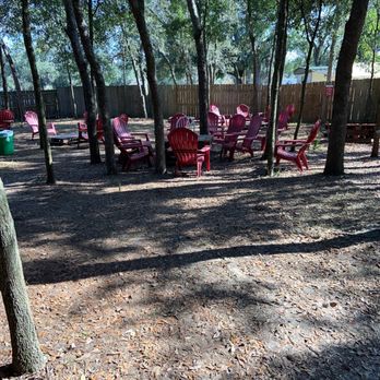 Santas Christmas Trees Forest - Outdoor seating. - Christmas Trees Near Me - Eustis, Florida Santas Christmas Trees Forest - Outdoor seating. - Christmas Trees Near Me - Eustis, Florida