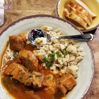 King's BierHaus - Hungarian Gypsy Stew with spaetzle - German Near Me - Dickinson, Texas King's BierHaus - Hungarian Gypsy Stew with spaetzle - German Near Me - Dickinson, Texas