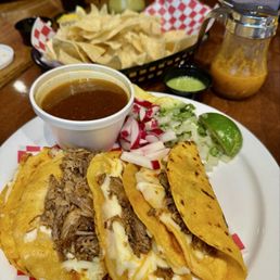 Birria tacos. Yum. Birria tacos. Yum.