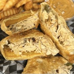 Girl with a Grill - Chicken egg rolls