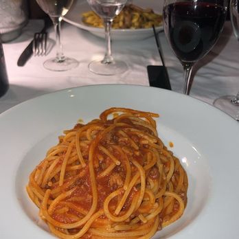 Arturo all'Antica Aurelia - Spaghetti with meat ragu - Italian Near Me - Rome, RM Arturo all'Antica Aurelia - Spaghetti with meat ragu - Italian Near Me - Rome, RM