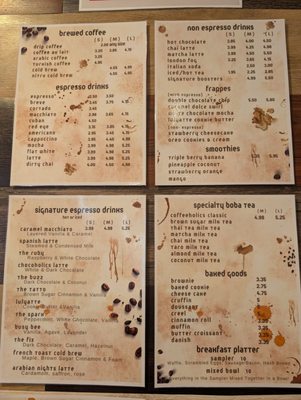 Menu photo 2 Coffeeholics Blacksburg, VA Menu photo 2 Coffeeholics Blacksburg, VA