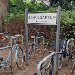 Schulgarten Lübeck - Fahrradständer