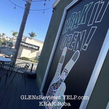 Krak Boba - Other side of their outdoor patio and PCH. - Bubble Tea Near Me - Lomita, California Krak Boba - Other side of their outdoor patio and PCH. - Bubble Tea Near Me - Lomita, California
