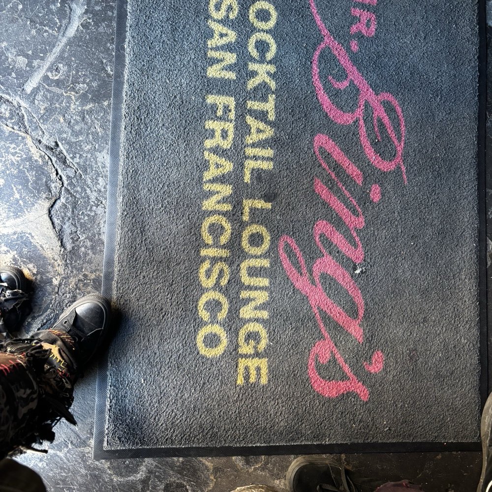 Mr. Bing's - "Mr. Bing's" door mat - Dive Bars Near Me - San Francisco, California Mr. Bing's - "Mr. Bing's" door mat - Dive Bars Near Me - San Francisco, California