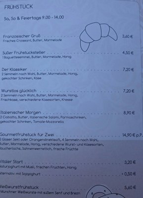 Menu photo 2 Café Borstei Munich, BY Menu photo 2 Café Borstei Munich, BY