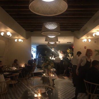 Forsythia - Main dining area + open kitchen - Modern European Near Me - Philadelphia, Pennsylvania