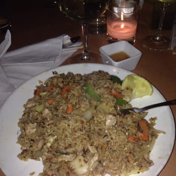 Joya - Spicy pork & pineapple fried rice and a glass of riesling...yum!!! - Thai Near Me - Brooklyn, New York Joya - Spicy pork & pineapple fried rice and a glass of riesling...yum!!! - Thai Near Me - Brooklyn, New York