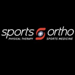 Sports and Ortho - Logo with dark background .