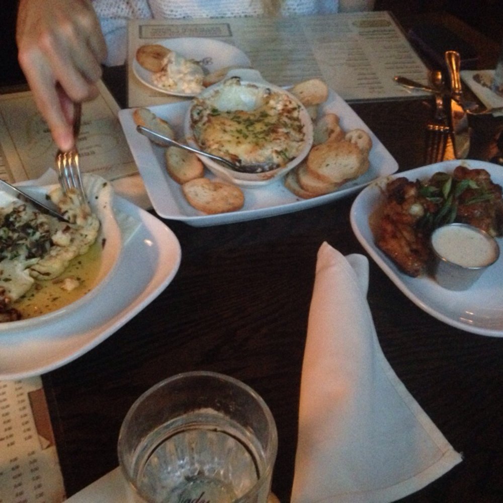 Lady Gregory's - Cauliflower, spinach artichoke dip, and wings - New American Near Me - Chicago, Illinois Lady Gregory's - Cauliflower, spinach artichoke dip, and wings - New American Near Me - Chicago, Illinois