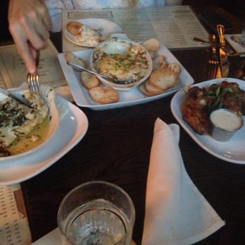 Lady Gregory's - Cauliflower, spinach artichoke dip, and wings - New American Near Me - Chicago, Illinois Lady Gregory's - Cauliflower, spinach artichoke dip, and wings - New American Near Me - Chicago, Illinois