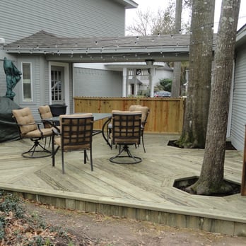 Woody WoodDeckers - Taking an unusable space between the house and garage and making it into a Very Usable dining and lounging area. - General Contractors Near Me Woody WoodDeckers - Taking an unusable space between the house and garage and making it into a Very Usable dining and lounging area. - General Contractors Near Me