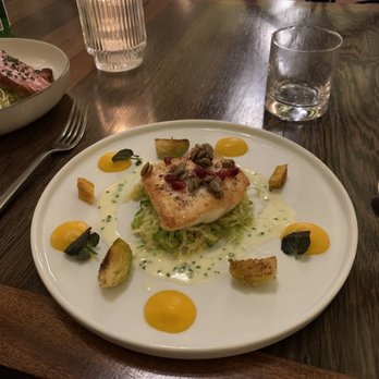 Perle Restaurant - Halibut - New American Near Me - Pasadena, California Perle Restaurant - Halibut - New American Near Me - Pasadena, California