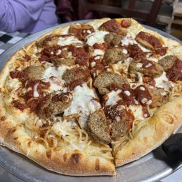 Spaghetti Pizza Spaghetti Pizza