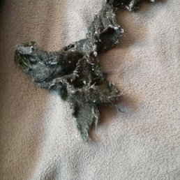 Destroyed sweater.