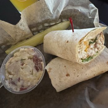 Husby's Food & Spirits - Local Whitefish Wrap - American Near Me - Sister Bay, Wisconsin Husby's Food & Spirits - Local Whitefish Wrap - American Near Me - Sister Bay, Wisconsin