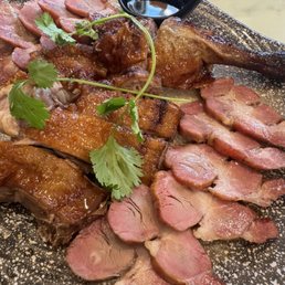 Bbq plate with duck and char sieu Bbq plate with duck and char sieu