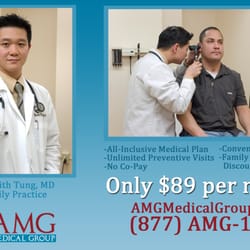AMG Medical Group - All-Inclusive Medical Plans Only $89 per month. Call (877-AMG-1027)