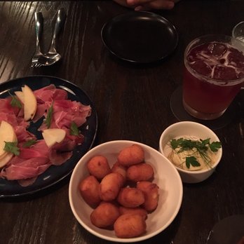 Juniper - Prosciutto and puffy potatoes - Italian Near Me - Austin, Texas