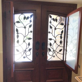 Custom Door Boutique - Inside with panels open - Door Sales/Installation Near Me