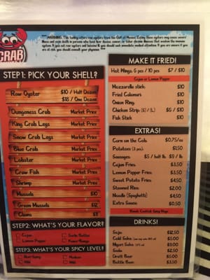 Menu photo 1 The Crab Bucket Salinas, CA Menu photo 1 The Crab Bucket Salinas, CA