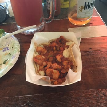 TJ Oyster Bar - Shrimp taco el Diablo , spicy shrimp taco with cheese - Seafood Near Me - Chula Vista, California TJ Oyster Bar - Shrimp taco el Diablo , spicy shrimp taco with cheese - Seafood Near Me - Chula Vista, California