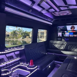 Chandler Gilbert Limo - Interior of our brand new 2023 Limo Sprinter that seats 13