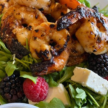 Twin Oaks Restaurant - Grilled shrimp over arugula salad - Italian Near Me - Cranston, Rhode Island Twin Oaks Restaurant - Grilled shrimp over arugula salad - Italian Near Me - Cranston, Rhode Island