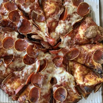 Mountain Mike's Pizza - Small pepperoni with 4 slices missing cheese - Pizza Near Me - Surprise, Arizona