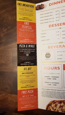 Menu photo 4 Chicago Pizza Authority Hoffman Estates, IL