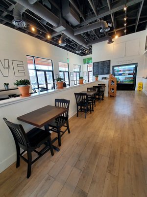 Modern restaurant interior with elegant design