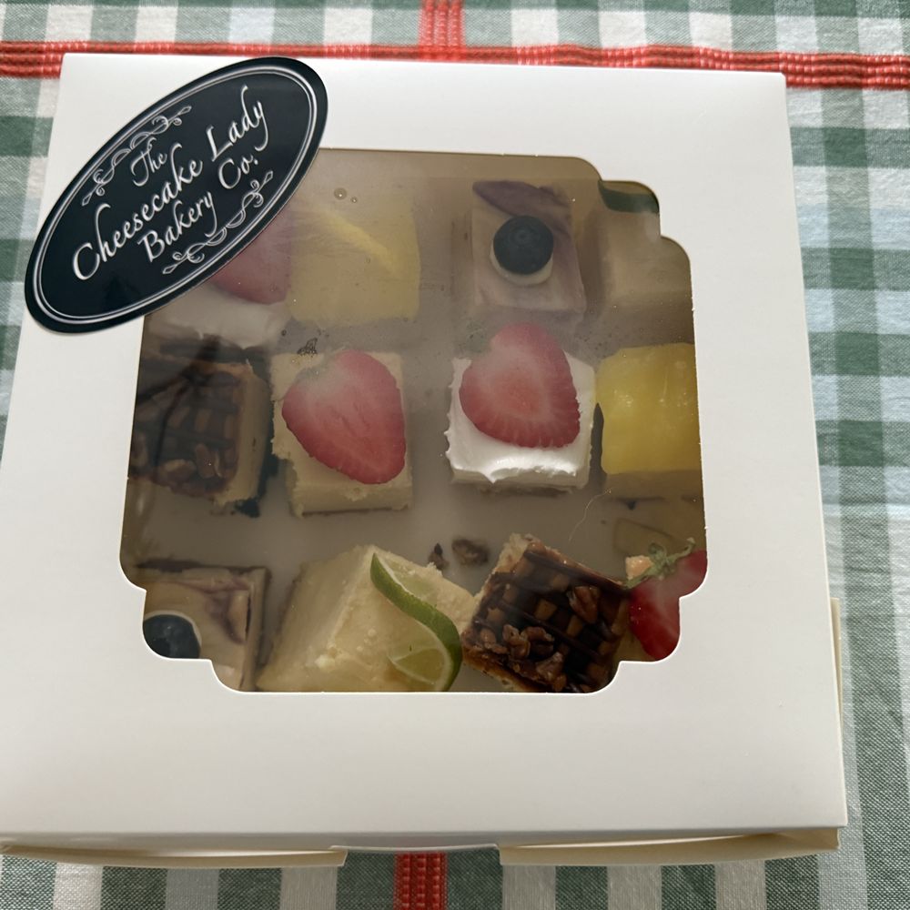 The Cheesecake Lady - Box of Bites - Desserts Near Me - Wood River, Illinois The Cheesecake Lady - Box of Bites - Desserts Near Me - Wood River, Illinois