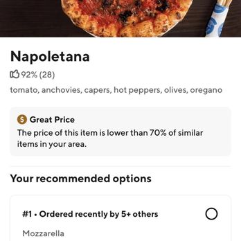 Delfina - Description on the app - Pizza Near Me - San Francisco, California