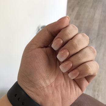 D Nails Salon - SNS ombré on natural nails - Nail Salons Near Me - Duluth, Georgia