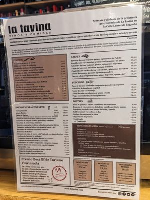Menu photo 3 La Tavina Logroño, LO
