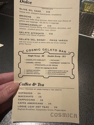 Menu photo 1 Cosmica Salt Lake City, UT Menu photo 1 Cosmica Salt Lake City, UT