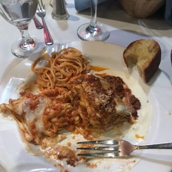 Avanti - Half Lasagna and half Chicken Parmesan - Italian Near Me - Phoenix, Arizona Avanti - Half Lasagna and half Chicken Parmesan - Italian Near Me - Phoenix, Arizona