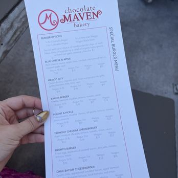 Chocolate Maven Bakery & Cafe - Burger, special menu - Bakeries Near Me - Santa Fe, New Mexico