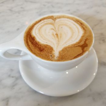 The Combine Kitchen - Latte with almond milk. Yum! - Coffee & Tea Near Me - Rancho Cucamonga, California