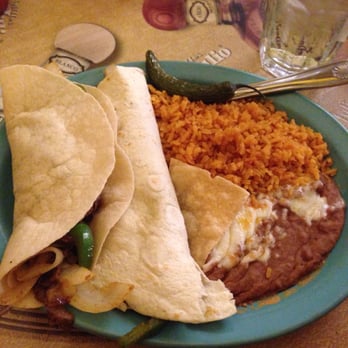 La Cabana Mexican Restaurant - Lunch special Steak fajita taco order of 2 for $13.25 - Mexican Near Me - Anchorage, Alaska