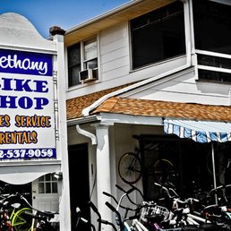 Exterior outside entrance of Bethany Bike Shop - The largest selection of Bikes at the Beach! - Bethany Beach, Delaware Exterior outside entrance of Bethany Bike Shop - The largest selection of Bikes at the Beach! - Bethany Beach, Delaware