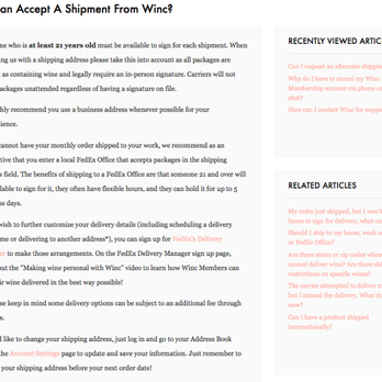 Winc - Original misleading webpage on shipment customisation service that does not exist. - Beer, Wine & Spirits Near Me - Los Angeles, California Winc - Original misleading webpage on shipment customisation service that does not exist. - Beer, Wine & Spirits Near Me - Los Angeles, California